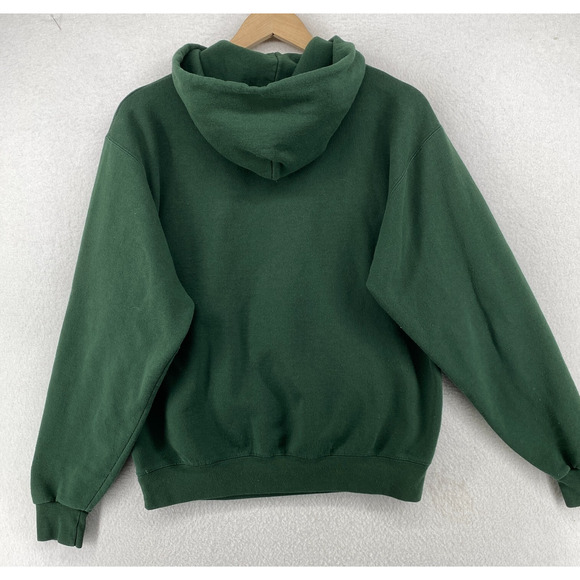 GEORGE MASON UNIVERSITY Hoodie Adult M CHAMPION Patriots Fairfax VA Green - Picture 3 of 11